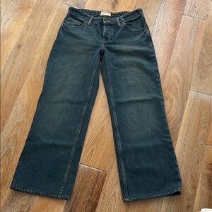 We The Free Blue Boyfriend Jeans